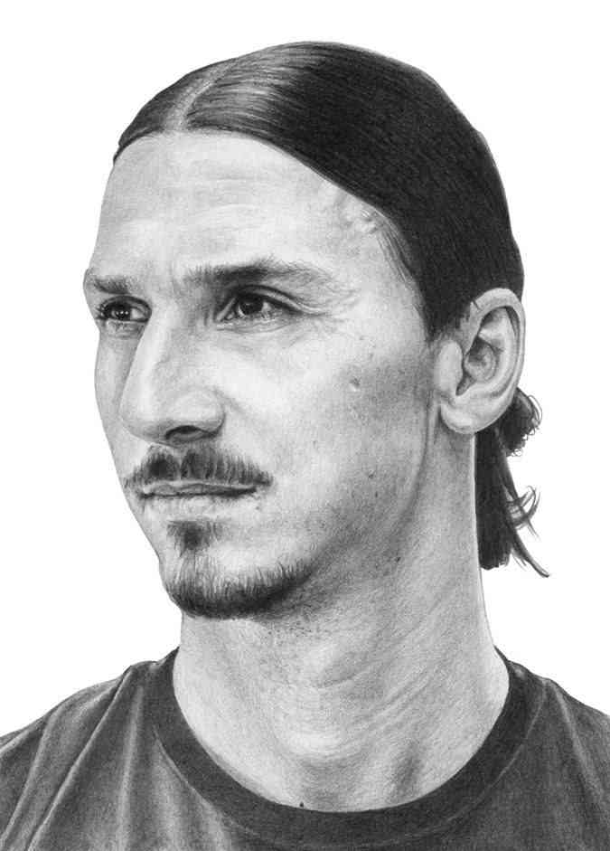 Drawing of Zlatan Ibrahimovic Wallpaper 4k Mobile - MirrorLog